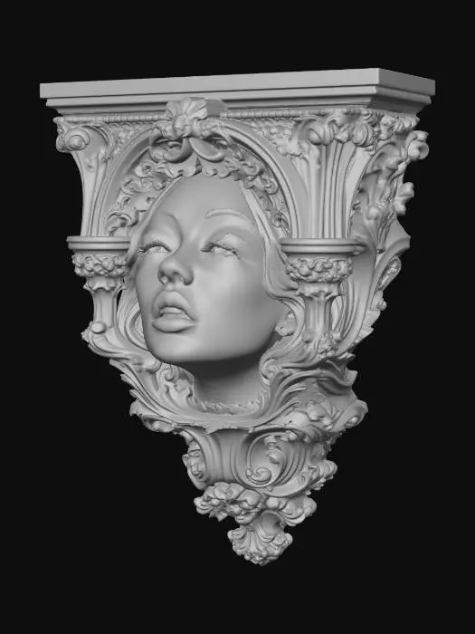 3D model for Gilded Gaze Corbel