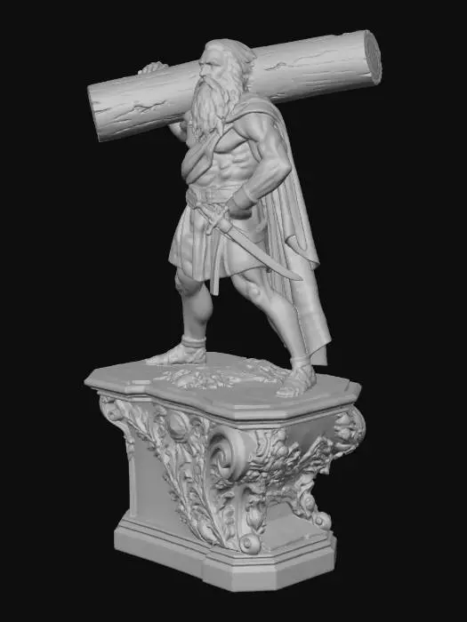 3D model for Highlander with Log