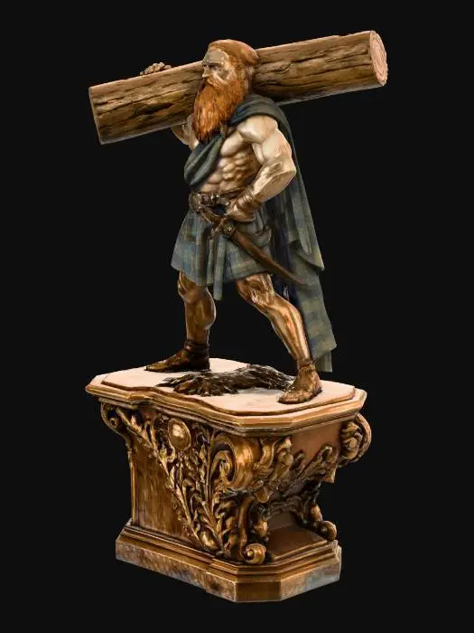 3D model for Highlander with Log