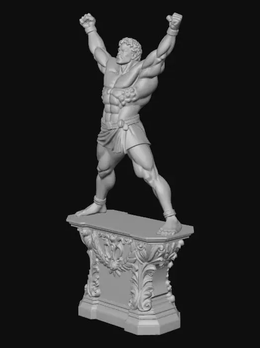 3D model for Olympian Athlete