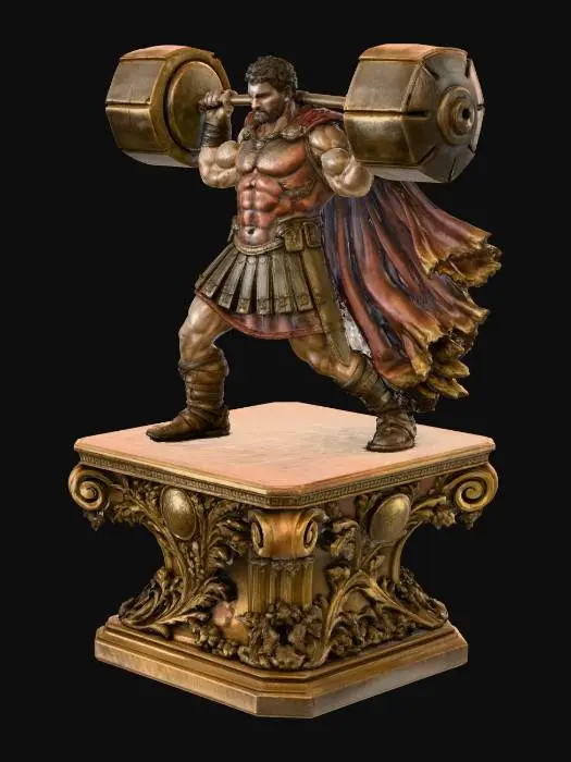 3D model for Greek Strongman