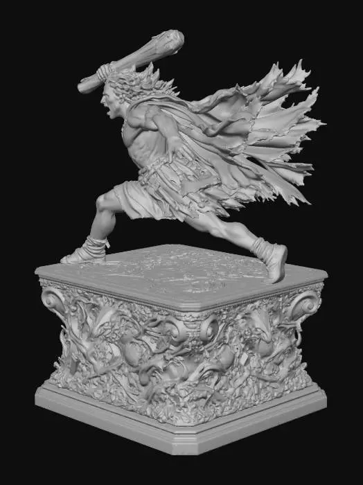 3D model for Charging Highlander