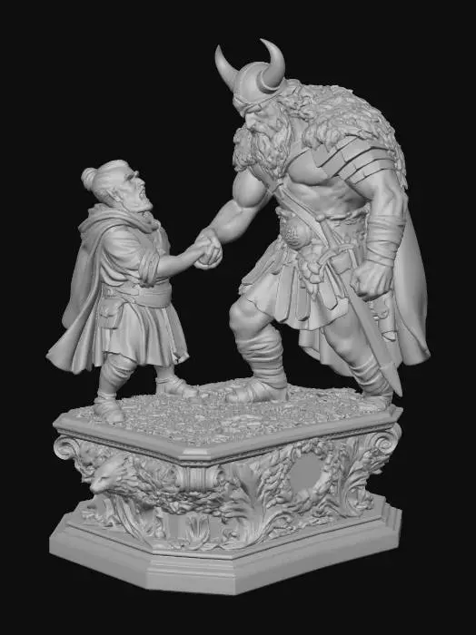 3D model for Heroic Handshake