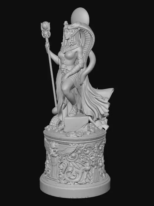 3D model for Egyptian High Priestess