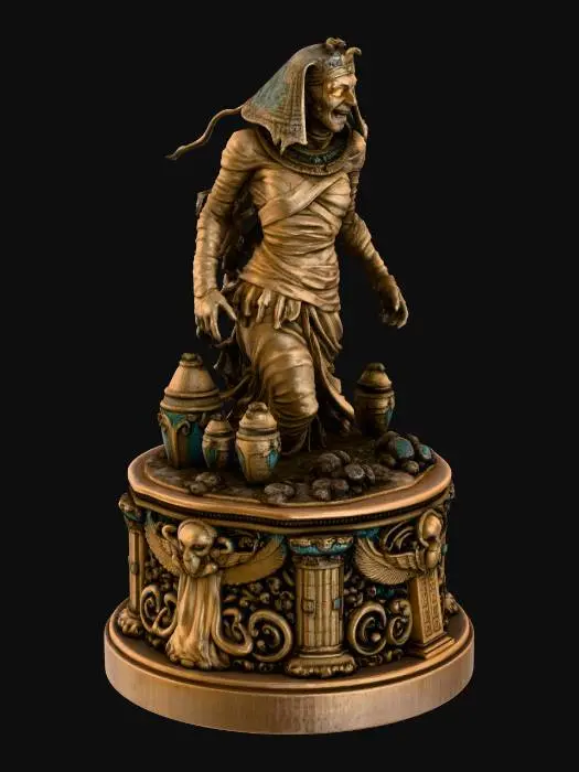 3D model for Egyptian Mummy Priestess