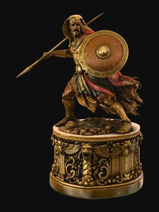 3D model for Egyptian Warrior 4
