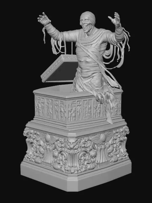 3D model for Egyptian Mummy Rising