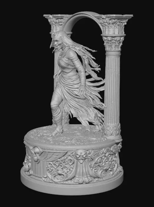 3D model for Egyptian Mummy Walking