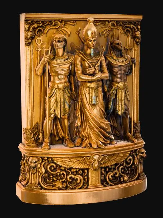 3D model for Egyptian Triad