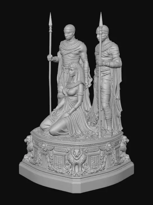 3D model for Cleopatra Mummy Guards 1