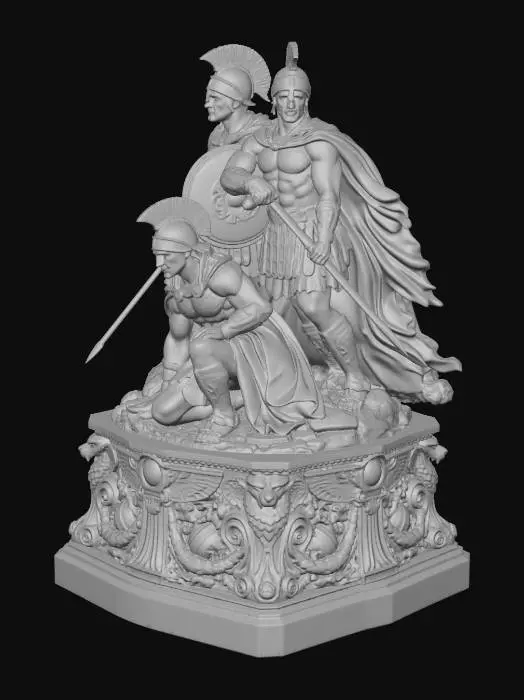 3D model for Cleopatra Roman Guards