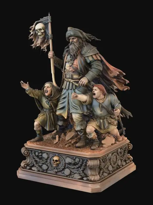 3D model for Pirate Trio 2