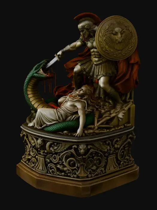 3D model for Roman Serpent Slayer 2