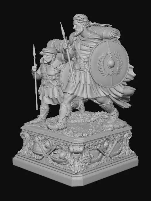 3D model for Roman Marching Duo