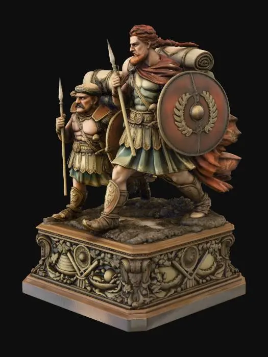 3D model for Roman Marching Duo