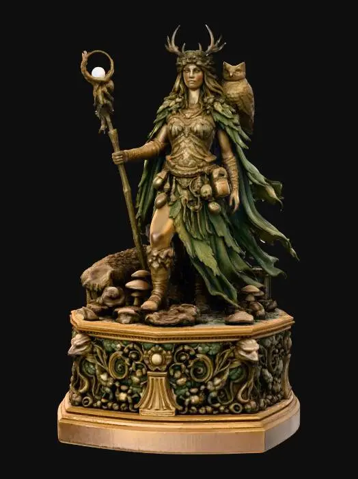 3D model for Forest Druidess