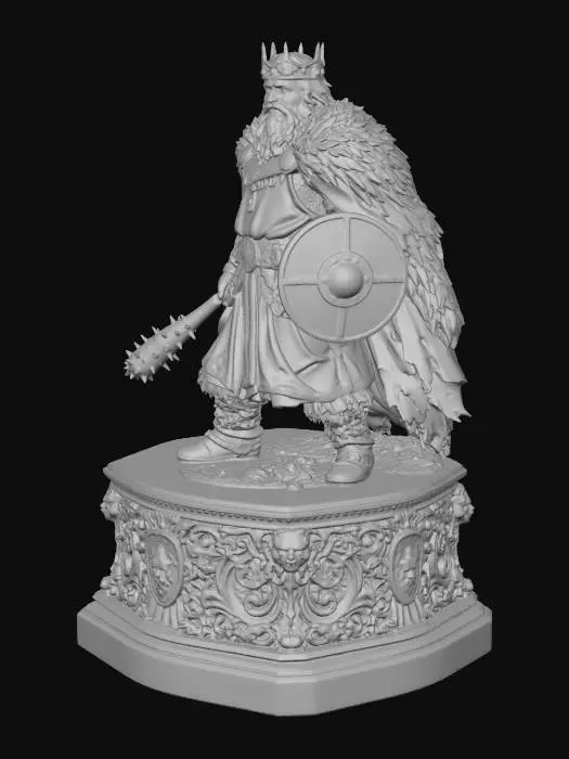 3D model for King with Mace