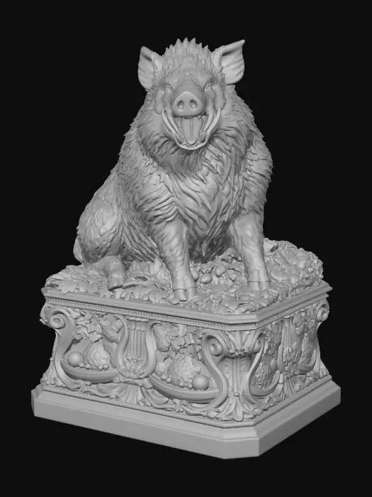 3D model for Massive Boar