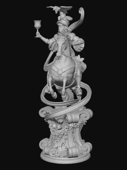 3D model for Grail Bearer