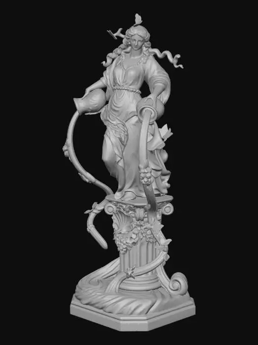 3D model for Nymph of Flowing Waters