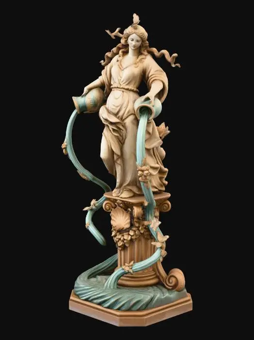 3D model for Nymph of Flowing Waters