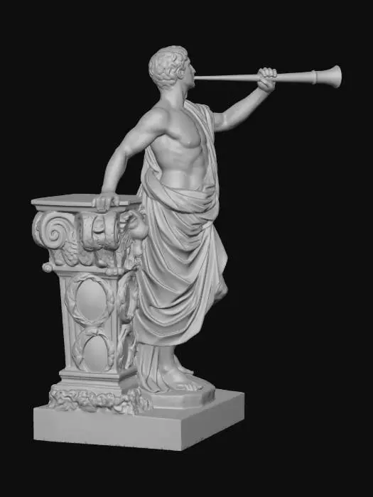 3D model for Roman Trumpeter