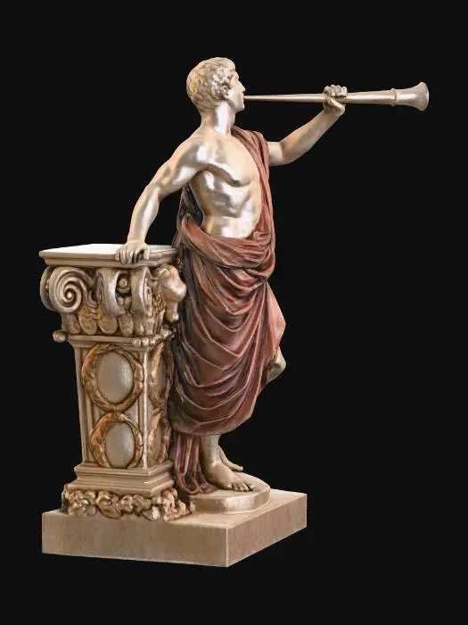 3D model for Roman Trumpeter