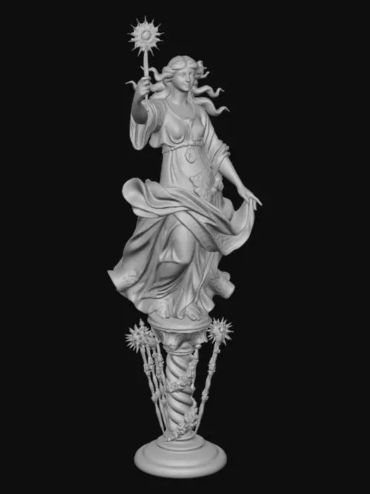 3D model for Lady of the Sun