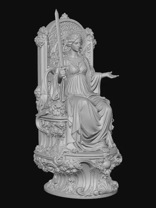 3D model for Throne of Justice