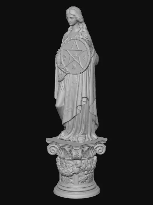 3D model for Holding a Pentagram Disk