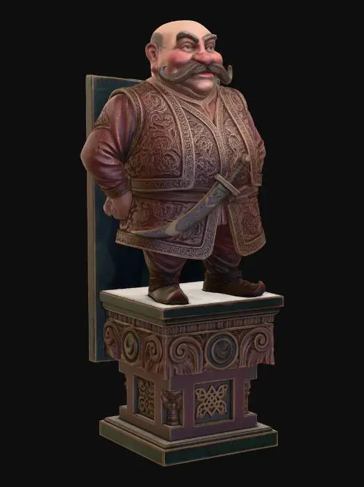 3D model for Ottoman Warlord