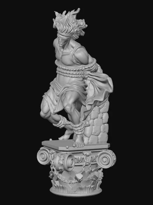 3D model for Bound Warrior