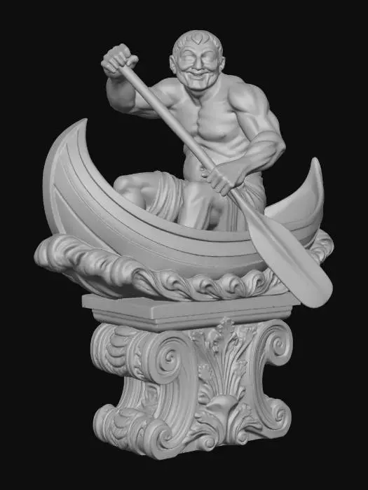 3D model for Oarsman of the Wave