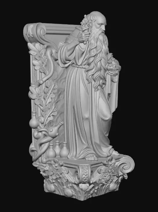 3D model for Ancient Sage