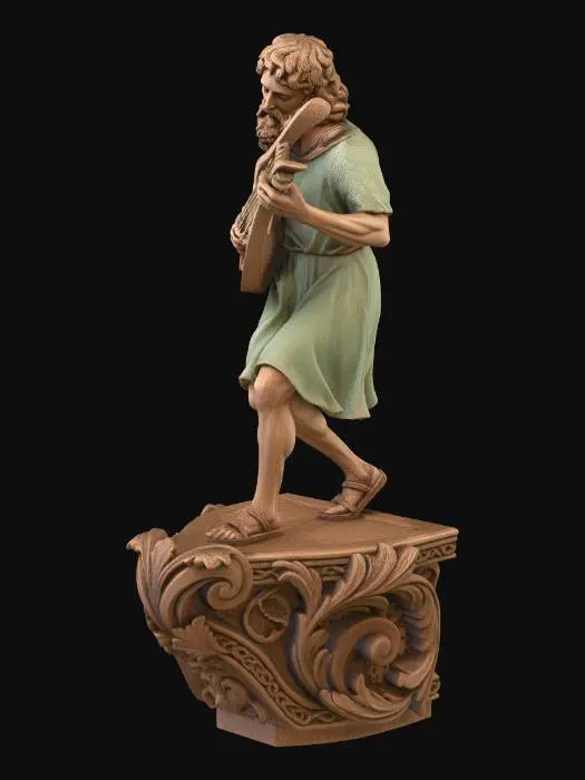 3D model for Lutenist