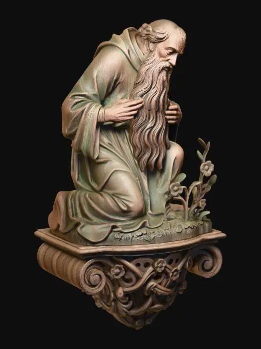 3D model for Prayerful Hermit