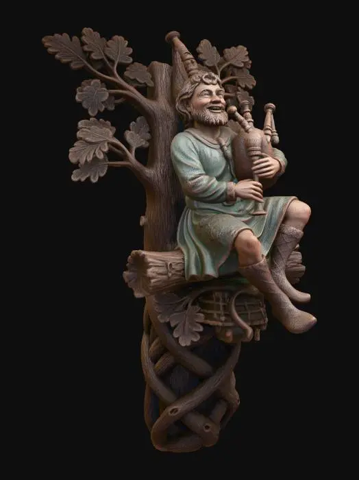 3D model for Woodland Piper