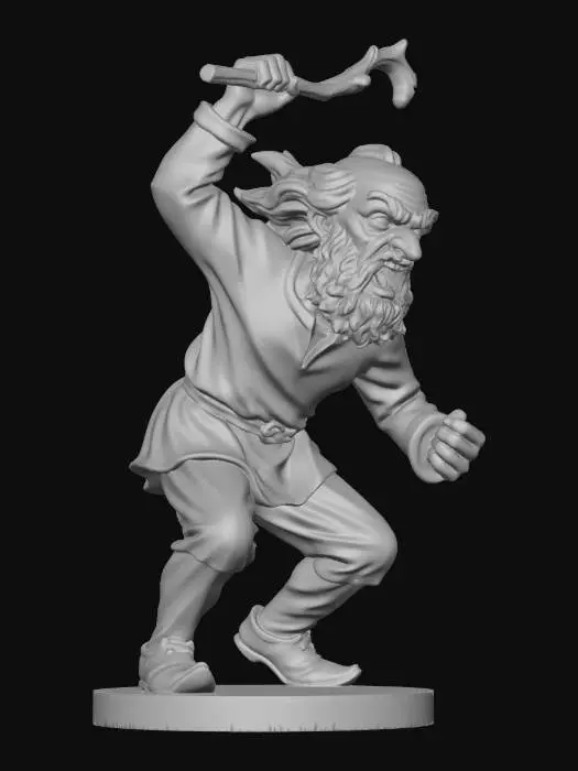 3D model for Wrathful Wizard