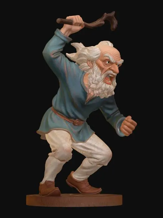 3D model for Wrathful Wizard