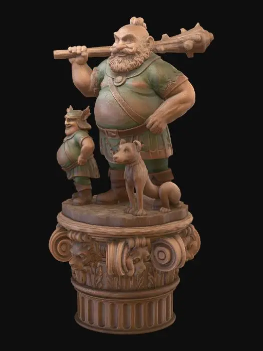 3D model for Timber Troupe