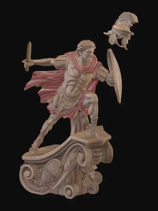 3D model for Rising Warrior