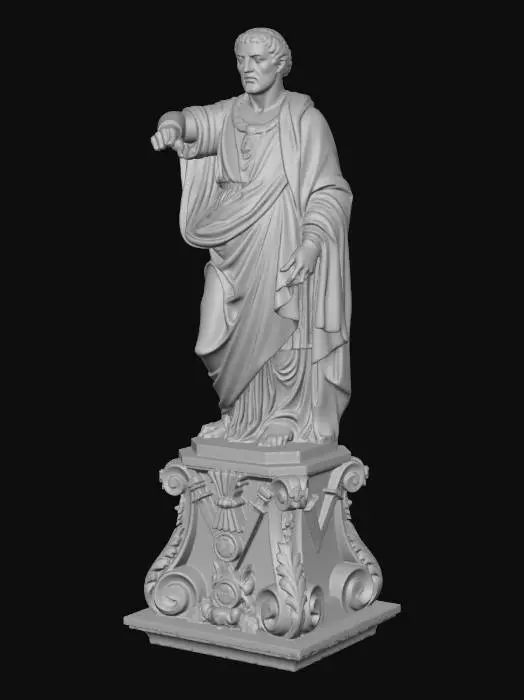 3D model for Orator in Red Robe