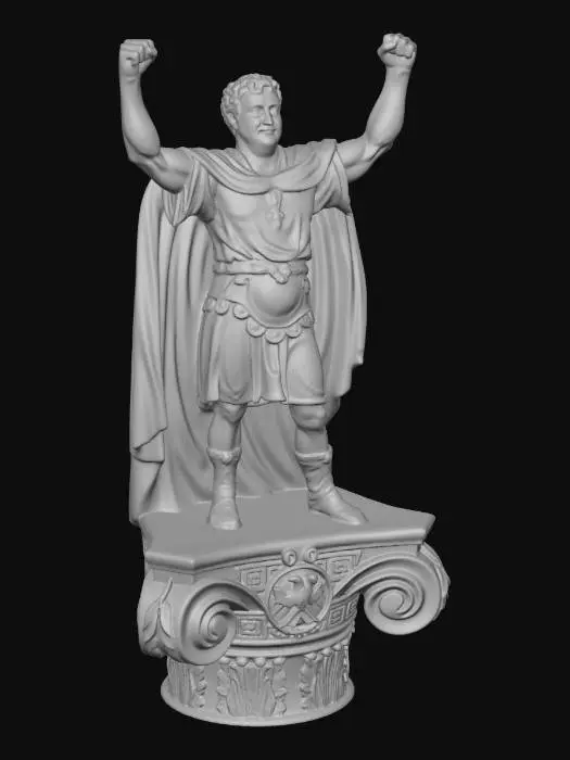 3D model for Triumphant Hero