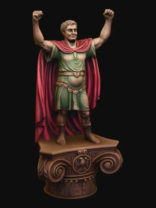 3D model for Triumphant Hero