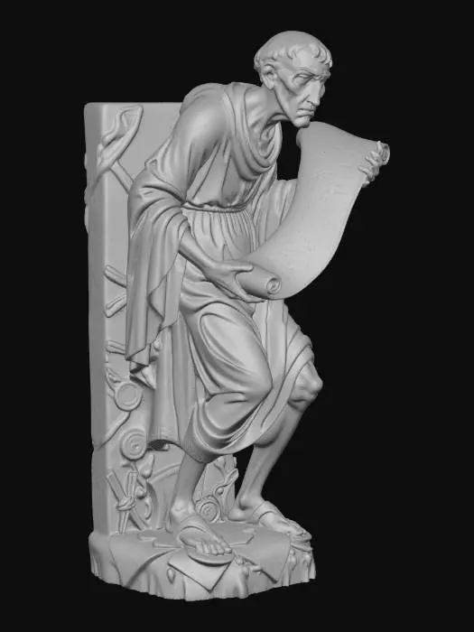 3D model for Scribe of the Scrolls