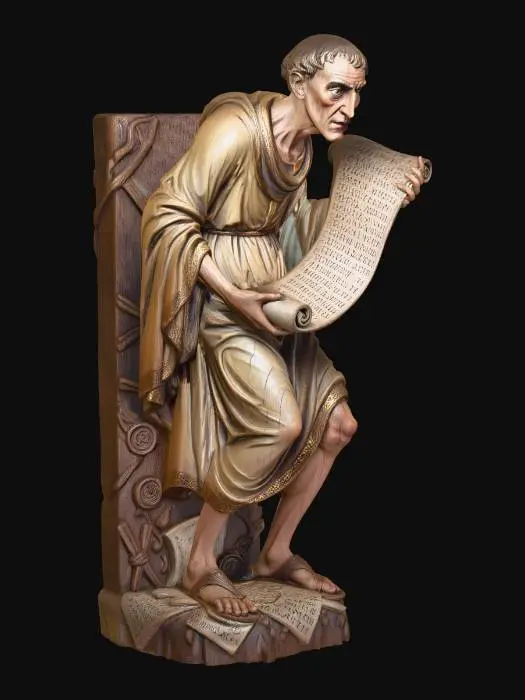 3D model for Scribe of the Scrolls