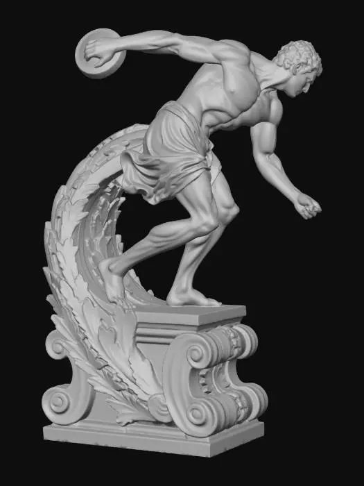 3D model for Discus Thrower