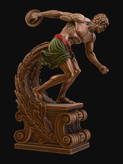 3D model for Discus Thrower