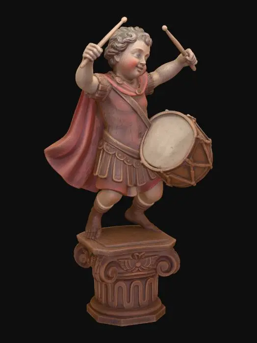 3D model for Tiny Drummer Boy