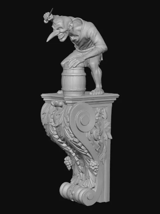 3D model for Trickster on the Bracket